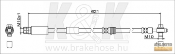 Brake Hose FT2032 (K&K)