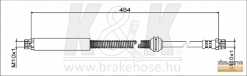 Brake Hose FT2038 (K&K)