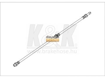 Тормозной шланг FT2068 (K&K)