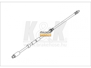 Brake Hose FT2075 (K&K)