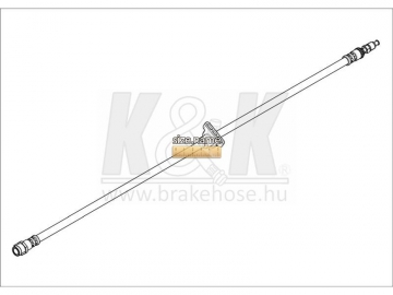 Тормозной шланг FT2083 (K&K)