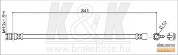 Brake Hose FT2131 (K&K)