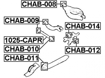 Сайлентблок CHAB-012 (FEBEST)