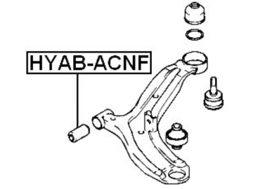 Suspension bush HYAB-ACNF (FEBEST)