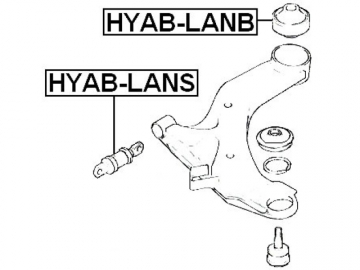 Suspension bush HYAB-LANB (FEBEST)