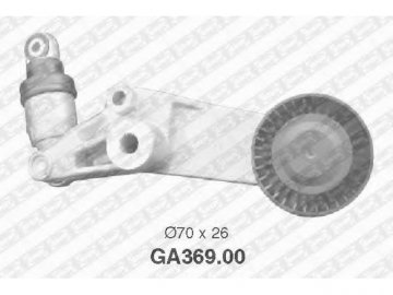 Idler pulley GA369.00 (NTN-SNR)