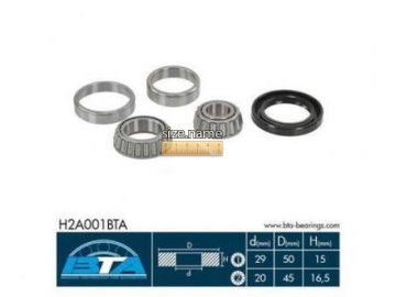 Bearing H2A001BTA (BTA)
