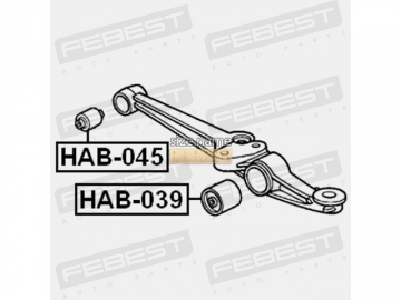 Сайлентблок HAB-045 (FEBEST)