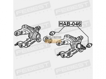 Сайлентблок HAB-046 (FEBEST)