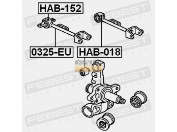 Сайлентблок HAB-152 (FEBEST)
