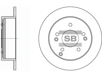 Brake Rotor SD1006 (Sangsin)