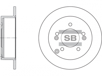 Brake Rotor SD1024 (Sangsin)