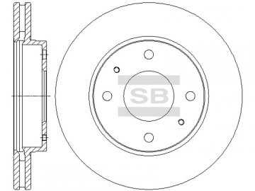 Brake Rotor SD1044 (Sangsin)