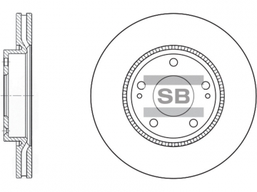 Brake Rotor SD1048 (Sangsin)