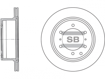 Brake Rotor SD1050 (Sangsin)