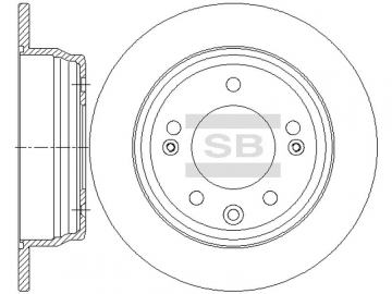 Brake Rotor SD1081 (Sangsin)