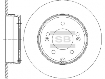 Brake Rotor SD1084 (Sangsin)