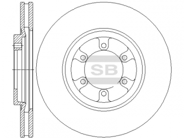 Brake Rotor SD1088 (Sangsin)