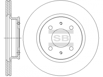 Brake Rotor SD1098 (Sangsin)