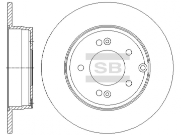 Brake Rotor SD1099 (Sangsin)