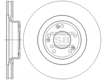 Brake Rotor SD1101 (Sangsin)
