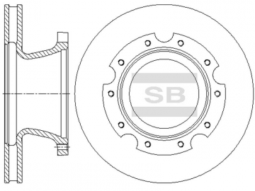 Brake Rotor SD1104 (Sangsin)