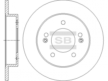 Brake Rotor SD1106 (Sangsin)