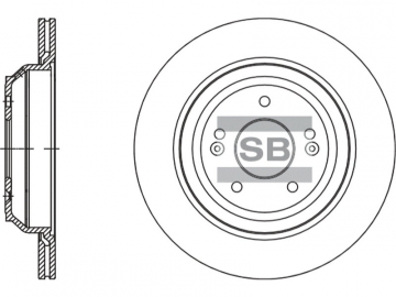 Brake Rotor SD1134 (Sangsin)