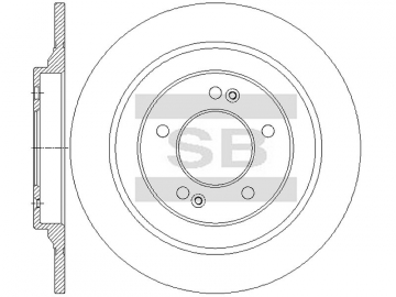 Brake Rotor SD1158 (Sangsin)