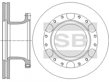 Brake Rotor SD1169 (Sangsin)