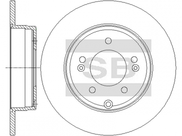 Brake Rotor SD1178 (Sangsin)