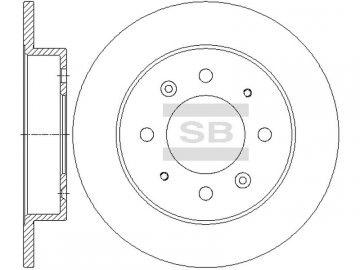 Brake Rotor SD2041 (Sangsin)