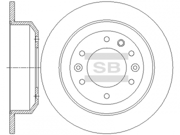 Brake Rotor SD2047 (Sangsin)