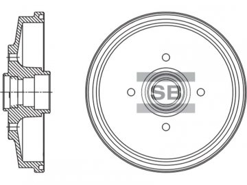 Brake Rotor SD2061 (Sangsin)