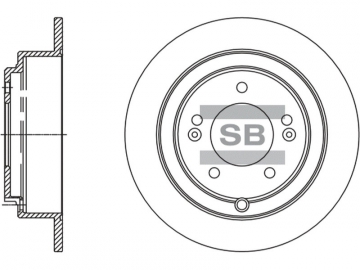 Brake Rotor SD2064 (Sangsin)