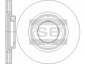 Brake Rotor SD2073 (Sangsin)