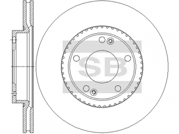 Диск тормозной SD2083 (Sangsin)