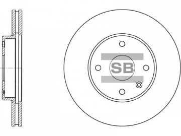 Brake Rotor SD3007 (Sangsin)