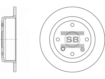 Brake Rotor SD3033 (Sangsin)
