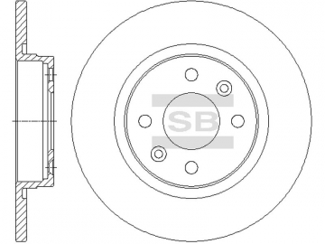 Brake Rotor SD3049 (Sangsin)