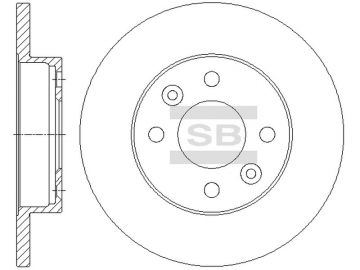 Brake Rotor SD3050 (Sangsin)