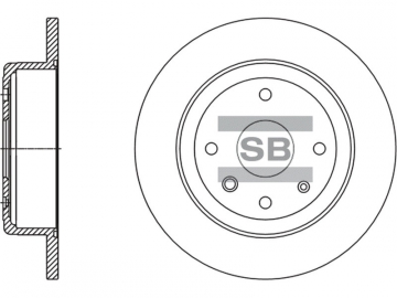 Brake Rotor SD3058 (Sangsin)