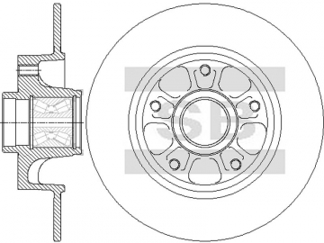 Brake Rotor SD3090 (Sangsin)