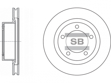 Brake Rotor SD4017 (Sangsin)
