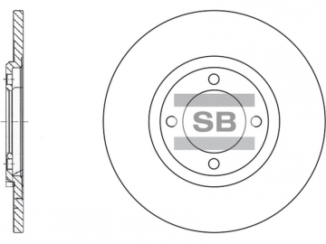 Диск тормозной SD4022 (Sangsin)