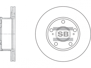 Brake Rotor SD4025 (Sangsin)