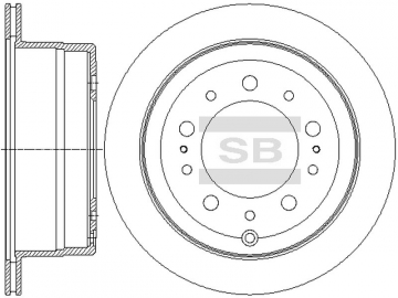 Brake Rotor SD4036 (Sangsin)