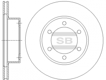 Brake Rotor SD4038 (Sangsin)