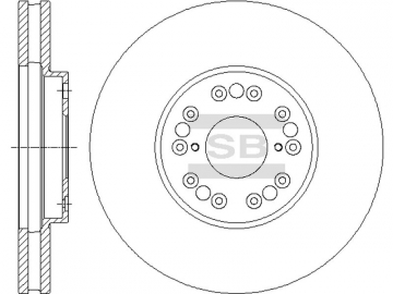 Brake Rotor SD4040 (Sangsin)