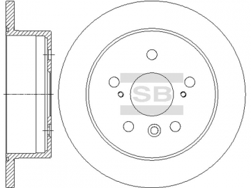 Brake Rotor SD4051 (Sangsin)